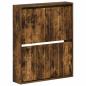 Preview: Wandmontierter Schuhschrank ZWOLLE 71 x 17 x 86 cm Räuchereiche