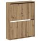 Preview: Wandmontierter Schuhschrank ZWOLLE 71 x 17 x 86 cm