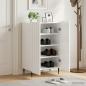 Preview: ARDEBO.de - Schuhschrank ZWOLLE 59,5 x 39,5 x 91,5 cm Holzwerkstoff