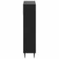Preview: Schuhschrank ZWOLLE 78 x 24 x 103 cm Holzwerkstoff Schwarz