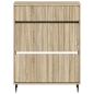Preview: Schuhschrank ZWOLLE 78 x 24 x 103 cm Holzwerkstoff Sonoma-Eiche