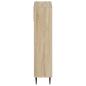 Preview: Schuhschrank ZWOLLE 78 x 24 x 103 cm Holzwerkstoff Sonoma-Eiche