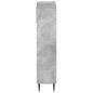 Preview: Schuhschrank ZWOLLE 78 x 24 x 103 cm Holzwerkstoff Betongrau