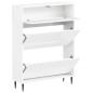 Preview: Schuhschrank ZWOLLE 78 x 24 x 103 cm Holzwerkstoff
