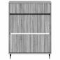 Preview: Schuhschrank ZWOLLE 78 x 24 x 103 cm Holzwerkstoff Sonoma-Grau
