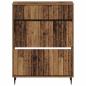 Preview: Schuhschrank ZWOLLE 78 x 24 x 103 cm Holzwerkstoff Altholz