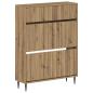 Preview: Schuhschrank ZWOLLE 78 x 24 x 103 cm Holzwerkstoff