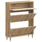 Preview: Schuhschrank ZWOLLE 78 x 24 x 103 cm Holzwerkstoff