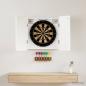 Preview: ARDEBO.de - Dartboard Schrank ZWOLLE Wei? 52,5 x 10,5 x 57,5 cm