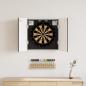 Preview: ARDEBO.de - Dartboard Schrank ZWOLLE Schwarz 52,5 x 10,5 x 57,5 cm
