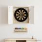 Preview: ARDEBO.de - Dartboard Schrank ZWOLLE Sonoma-Eiche 52,5 x 10,5 x 57,5 cm