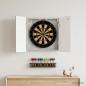 Preview: ARDEBO.de - Dartboard Schrank ZWOLLE Sonoma-Grau 52,5 x 10,5 x 57,5 cm