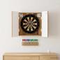 Preview: ARDEBO.de - Dartboard Schrank ZWOLLE Altholz 52,5 x 10,5 x 57,5 cm