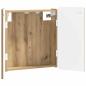 Preview: Dartboard Schrank ZWOLLE Artisan-Eiche 52,5 x 10,5 x 57,5 cm