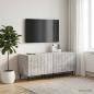 Preview: ARDEBO.de - TV-Schrank Betongrau Holzwerkstoff