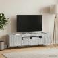 Preview: ARDEBO.de - LED-TV-Schrank ZWOLLE 153 x 35 x 43 cm Betongrau Holzwerkstoff