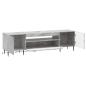 Preview: LED-TV-Schrank ZWOLLE 153 x 35 x 43 cm Betongrau Holzwerkstoff