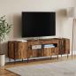 Preview: ARDEBO.de - LED-TV-Schrank ZWOLLE 153 x 35 x 43 cm Altholz Holzwerkstoff