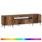 Preview: LED-TV-Schrank ZWOLLE 153 x 35 x 43 cm Altholz Holzwerkstoff