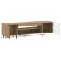 Preview: LED-TV-Schrank ZWOLLE 153 x 35 x 43 cm Artisan-Eiche