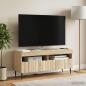 Preview: LED-TV-Schrank ZWOLLE 100 x 35 x 43 cm Sonoma-Eiche