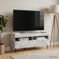 Preview: LED-TV-Schrank ZWOLLE 100 x 35 x 43 cm Betongrau Holzwerkstoff