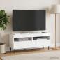 Preview: LED-TV-Schrank ZWOLLE 100 x 35 x 43 cm Hochglanz Weiß