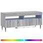 Preview: LED-TV-Schrank ZWOLLE 100 x 35 x 43 cm Sonoma-Grau
