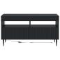 Preview: LED-TV-Schrank Schwarz Holzwerkstoff