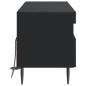 Preview: LED-TV-Schrank Schwarz Holzwerkstoff