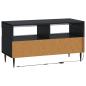 Preview: LED-TV-Schrank Schwarz Holzwerkstoff