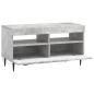 Preview: LED-TV-Schrank ZWOLLE 81 x 35 x 43 cm Betongrau Holzwerkstoff