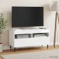 Preview: ARDEBO.de - LED-TV-Schrank ZWOLLE 81 x 35 x 43 cm Hochglanz Weiß