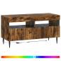 Preview: LED-TV-Schrank ZWOLLE 81 x 35 x 43 cm Raucheiche Holzwerkstoff