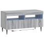 Preview: LED-TV-Schrank ZWOLLE 81 x 35 x 43 cm Sonoma-Grau Holzwerkstoff