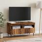 Preview: ARDEBO.de - LED-TV-Schrank ZWOLLE 81 x 35 x 43 cm Altholz Holzwerkstoff
