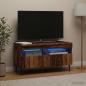 Preview: LED-TV-Schrank ZWOLLE 81 x 35 x 43 cm Altholz Holzwerkstoff