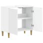 Preview: Waschbeckenschrank ARNHEM Weiß 59,5 x 31,5 x 59 cm