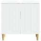 Preview: Waschbeckenschrank ARNHEM Weiß 59,5 x 31,5 x 59 cm