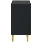 Preview: Waschbeckenschrank ARNHEM Schwarz 59,5 x 31,5 x 59 cm