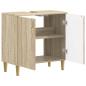 Preview: Waschbeckenschrank ARNHEM Sonoma-Eiche 59,5 x 31,5 x 59 cm