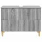 Preview: Waschbeckenschrank ARNHEM Sonoma-Grau 82 x 41 x 59 cm