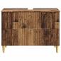 Preview: Waschbeckenschrank ARNHEM Altholz 82 x 41 x 59 cm Holzwerkstoff