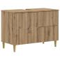Preview: ARDEBO.de - Waschbeckenschrank ARNHEM Artisan-Eiche 82 x 41 x 59 cm