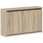 Preview: Wandmontierter Schuhschrank ARNHEM 71 x 17 x 43 cm Sonoma-Eiche