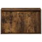 Preview: Wandmontierter Schuhschrank ARNHEM 71 x 17 x 43 cm Raucheiche