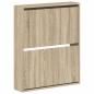 Preview: Wandmontierter Schuhschrank ARNHEM 71 x 17 x 86 cm Sonoma-Eiche