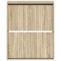 Preview: Wandmontierter Schuhschrank ARNHEM 71 x 17 x 86 cm Sonoma-Eiche