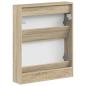 Preview: Wandmontierter Schuhschrank ARNHEM 71 x 17 x 86 cm Sonoma-Eiche