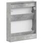 Preview: Wandmontierter Schuhschrank ARNHEM 71 x 17 x 86 cm Betongrau